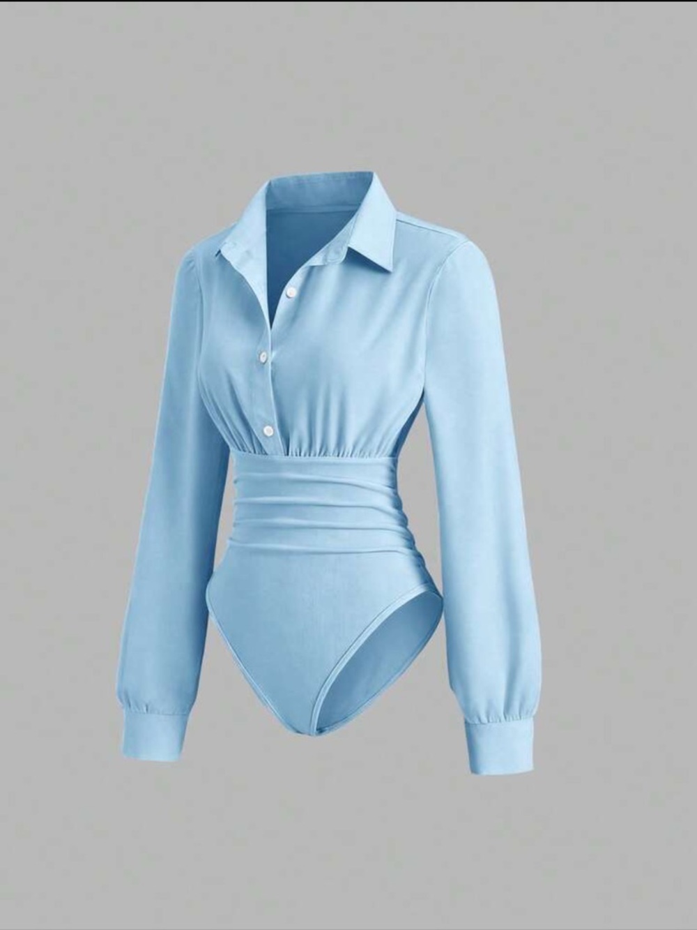 Button Down Bodysuit